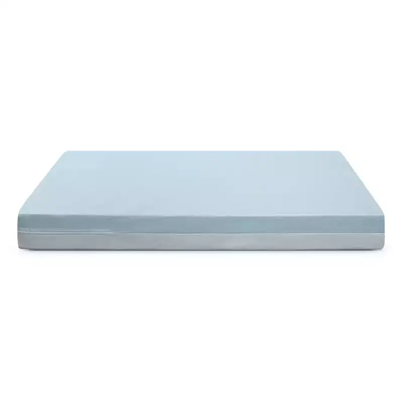 Materasso per Culla e Letto per Bambini, Rigido, Bianco/Blu, 1 Bambino