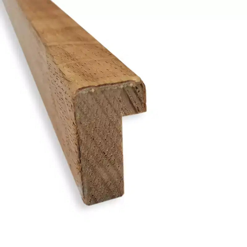 Specchio da parete rettangolare con cornice in legno chiaro, singolo, 19" x 25"