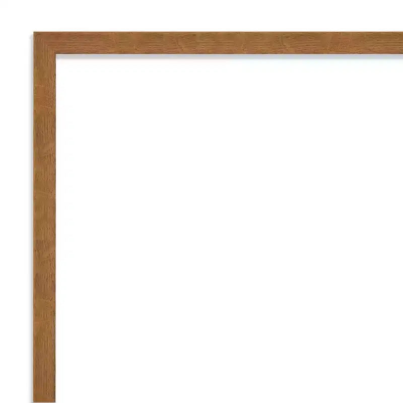 Specchio da parete rettangolare con cornice in legno chiaro, singolo, 19" x 25"