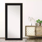 Specchio a figura intera Espresso Wood da appoggio, singolo, 31,5" x 67,5"