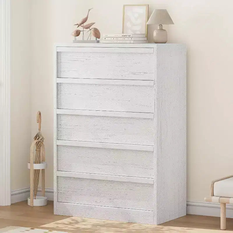 Acekool Dressers 5/7-Drawer Wooden Dresser Organizer, Spacious Storage Cabinet, Modern Bedroom, Living Room, Entryway