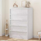 Acekool Dressers 5/7-Drawer Wooden Dresser Organizer, Spacious Storage Cabinet, Modern Bedroom, Living Room, Entryway