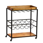 Mayson Bar Cart - Black - SEI