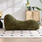Poltrona Sacco, Divano Lounge da Pavimento, Seduta Singola – Nero / Marrone / Azzurro / Verde Oliva / Bianco