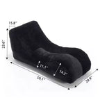 Poltrona Sacco, Divano Lounge da Pavimento, Seduta Singola – Nero / Marrone / Azzurro / Verde Oliva / Bianco