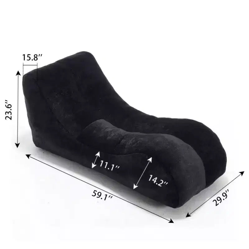 Poltrona Sacco, Divano Lounge da Pavimento, Seduta Singola – Nero / Marrone / Azzurro / Verde Oliva / Bianco