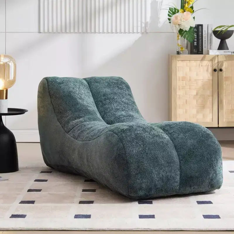 Poltrona Sacco, Divano Lounge da Pavimento, Seduta Singola – Nero / Marrone / Azzurro / Verde Oliva / Bianco