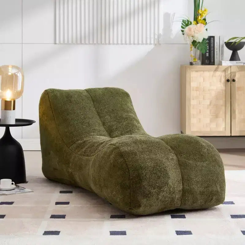 Poltrona Sacco, Divano Lounge da Pavimento, Seduta Singola – Nero / Marrone / Azzurro / Verde Oliva / Bianco