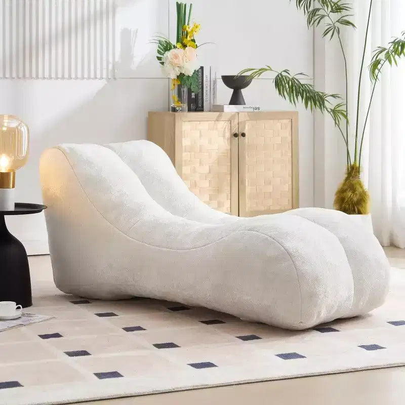 TUYOHW59 Inch Bean Bag Chair,Body-Curve Fitting Lounge Sofa with High-Elasticity Sponge,Lightweight Floor Sofa for Living Room,Bedroom