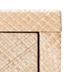 Console in Beige e Oro, Rettangolare, 1 Pezzo