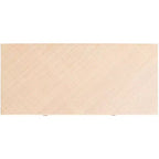 Console in Beige e Oro, Rettangolare, 1 Pezzo