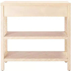Console in Beige e Oro, Rettangolare, 1 Pezzo
