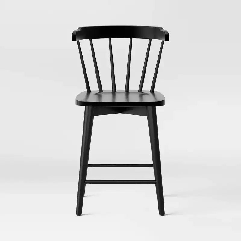Sgabello da bar Black Barrel altezza bancone con poggiapiedi, senza braccioli, 1 posto