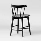 Sgabello da bar Black Barrel altezza bancone con poggiapiedi, senza braccioli, 1 posto
