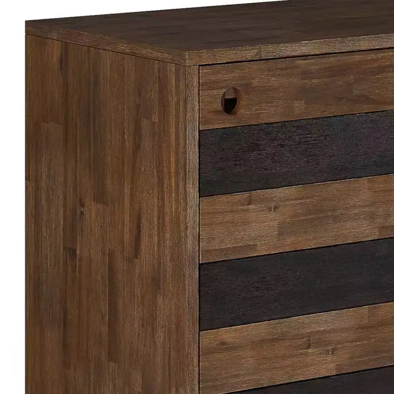 Mobile contenitore rustico marrone Mid-Century per 1