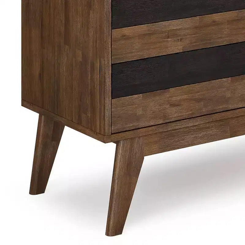 Mobile contenitore rustico marrone Mid-Century per 1