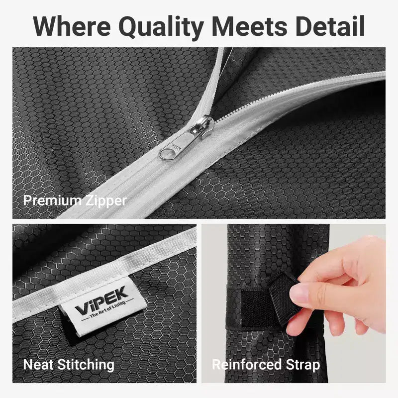 Appendiabiti singolo/mono su rotelle nero/grigio con copertura antipolvere, autoportante
