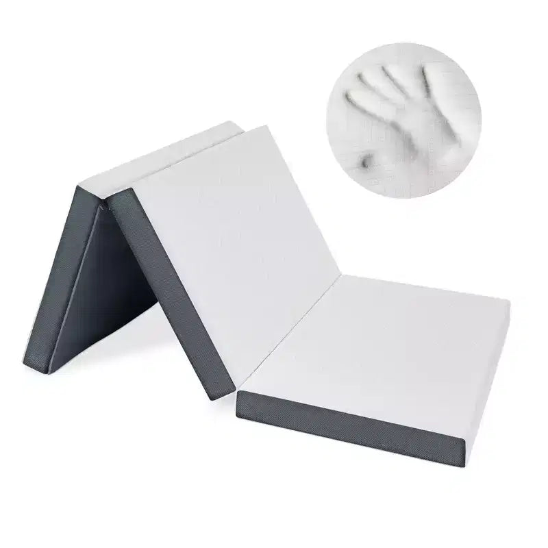 Heyward 4 Trifold Mattress, Tri Fold Memory Foam Foldable Mattress